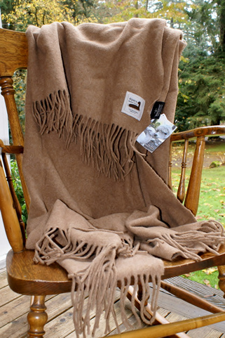 Sierra Alpaca Blanket Throw for sale by Purely Alpaca