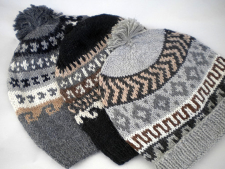 Color Knit Alpaca Hat for sale by Purely Alpaca