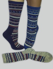 Striped Alpaquitas Alpaca Socks