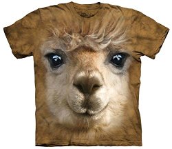 Big Face Alpaca T Shirt made by The Mountain