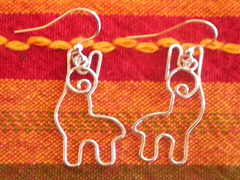 Adorable Alpaca Earrings for sale by Purely Alpaca