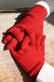 Full Fingered Knit Alpaca Gloves