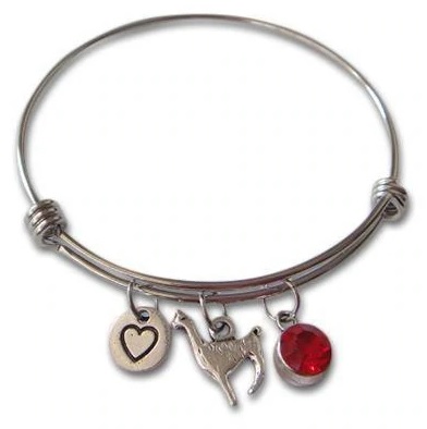Alpaca Love Bangle Bracelet for sale by Purely Alpaca