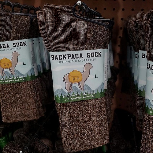 Backpaca Lightweight Hiker Alpaca Socks for sale by Purely Alpaca