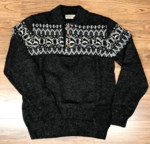 Mens Alpaca Print Sweater for sale by Purely Alpaca