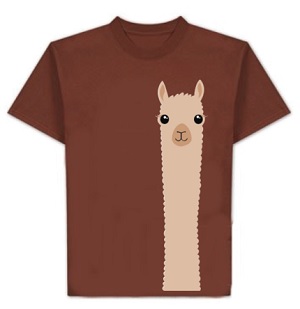 Alpaca Watching T-Shirt for sale by Purely Alpaca